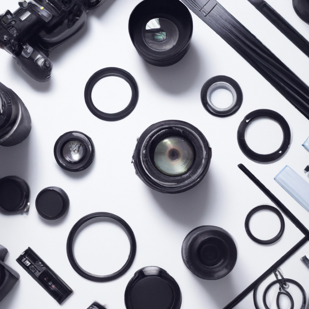 Inspiración LuzEstudio: composición minimalista de herramientas de fotografía